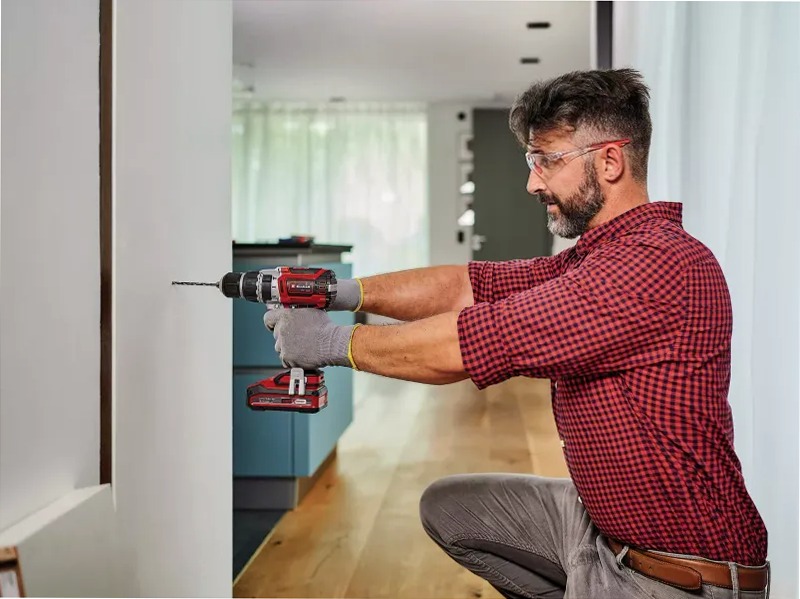 Einhell Avvitatore a percussione a batteria TP-CD 18/60 Li-i BL Solo