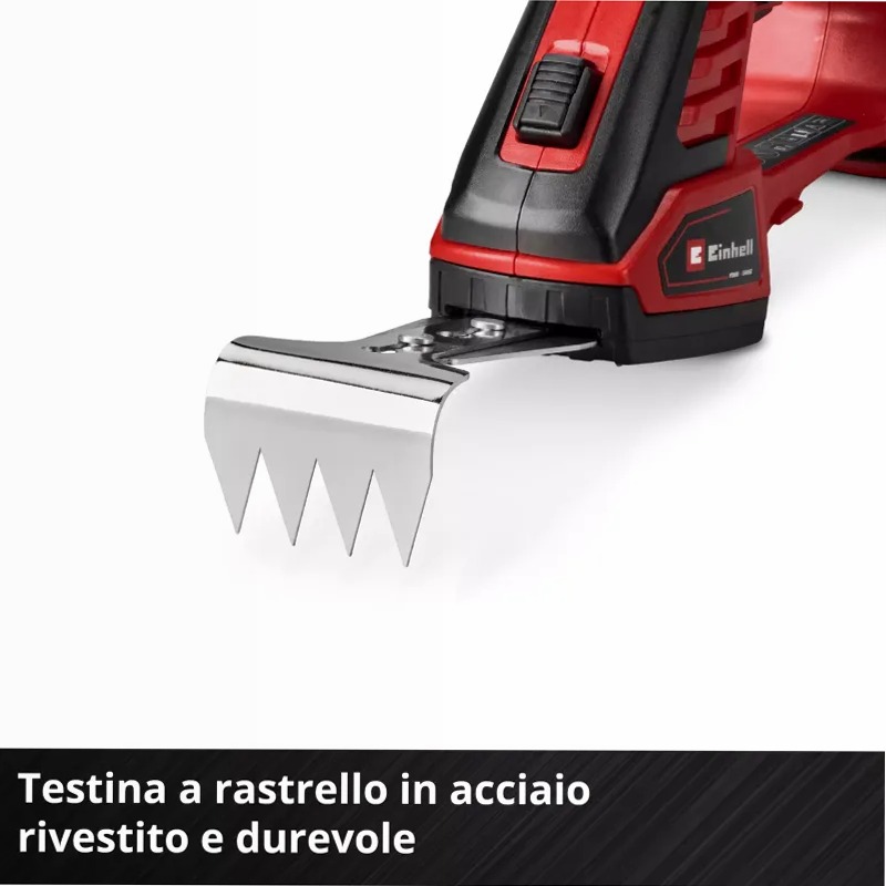 Einhell Forbici per erba e cespugli a batteria GE-CG 18/100 Li - 3 in 1-Solo