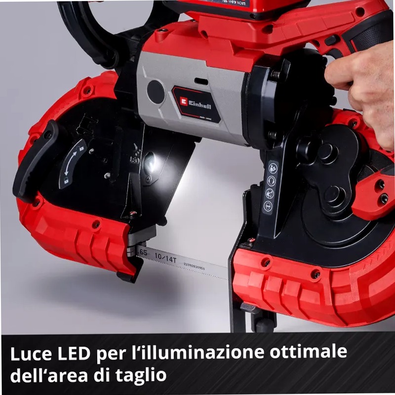 Einhell Sega a Nastro a Batteria TE-MB 18/127 U Li-Solo