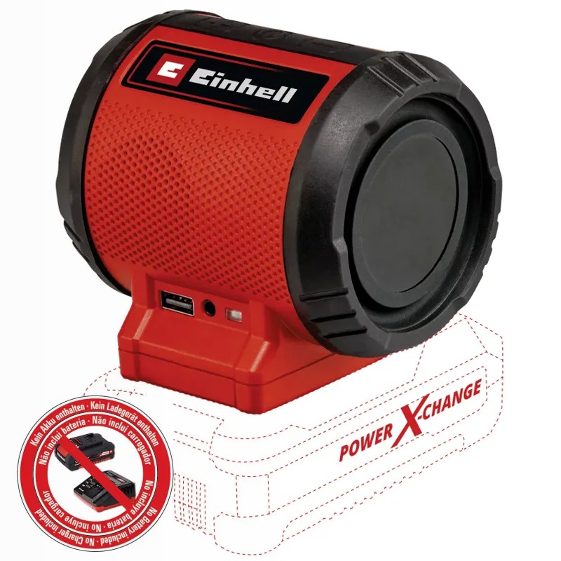 Einhell Altoparlante a batteria TC-SR 18 Li BT - Solo