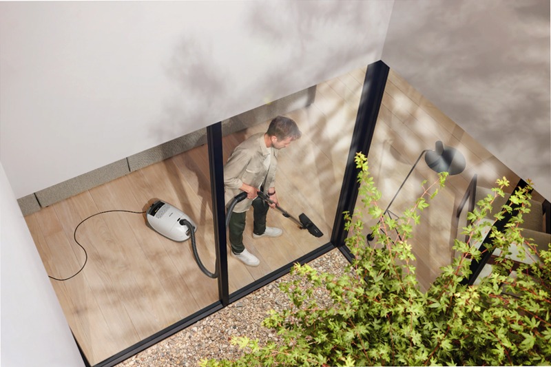 Guard M1 Parquet Flex - Aspirapolvere Bianco Brillante