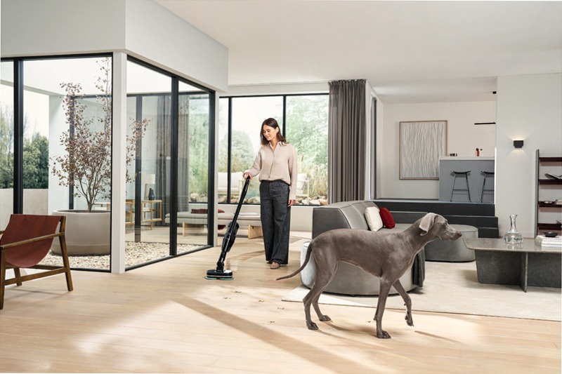 Triflex HX3 Aqua - Aspirapolvere Elettrico Senza Filo Nero