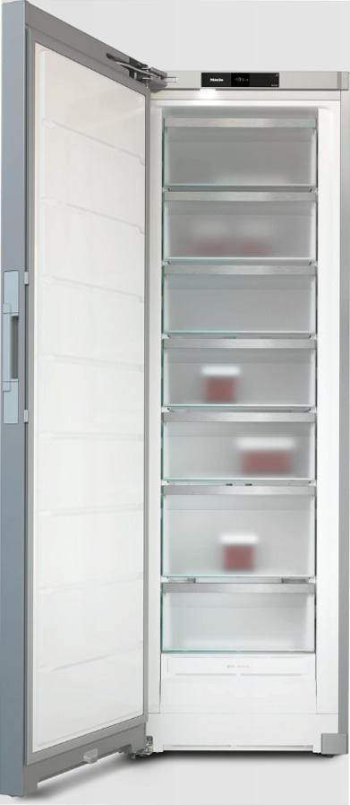 FNS 4882 D - Congelatore Side-by-Side Argento