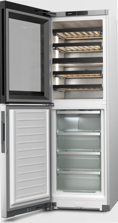 KWNS 4784 DE - Enoteca congelatore acciaio inossidabile