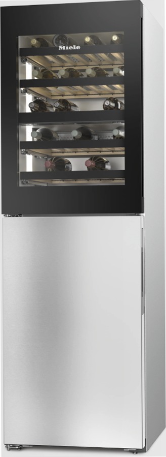 KWNS 4784 DE - Enoteca congelatore acciaio inossidabile