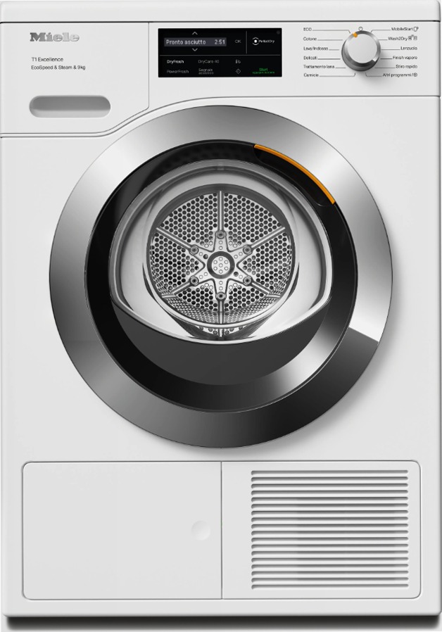 TEL685WP EcoSpeed&Steam&9kg C Bianco