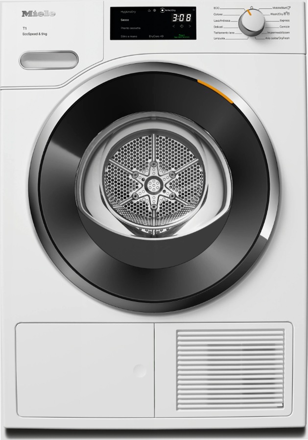 TWH780WP EcoSpeed&9kg - Asciugatrice a Pompa di Calore C Bianco