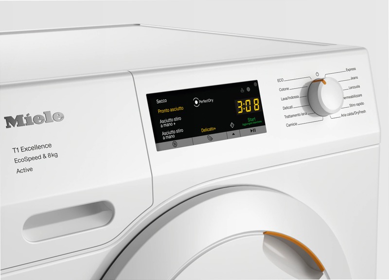 TEA535WP 8kg Active - Asciugatrice a Pompa di Calore E Bianco