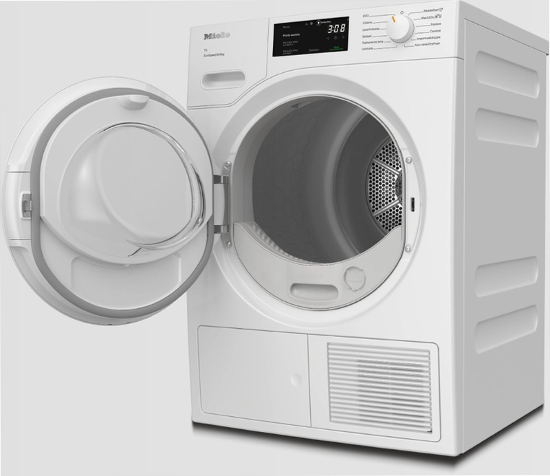 TWC640WP EcoSpeed&8kg - Asciugatrice a Pompa di Calore C Bianco