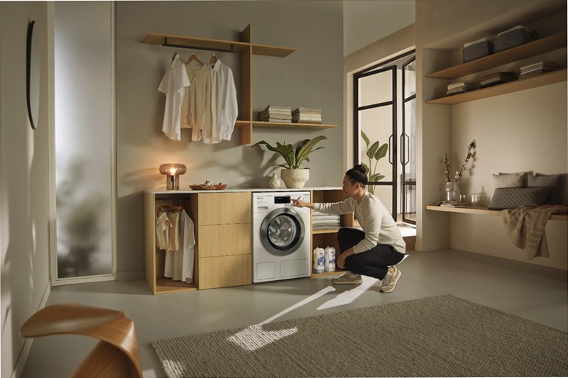 Lavatrice WEI885 WCS PWash&TDos&Steam Bianco