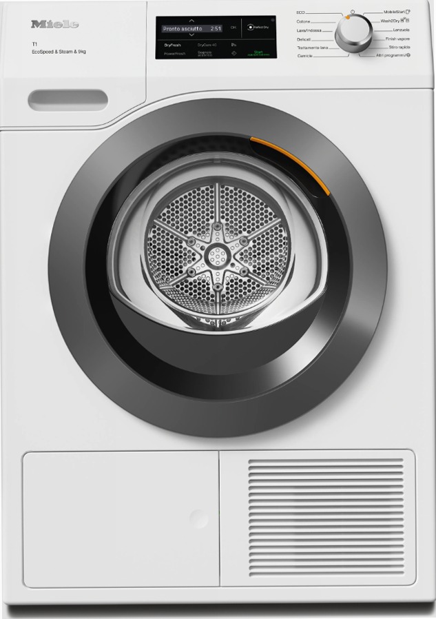 TCL690WP EcoSpeed&Steam&9kg C Bianco