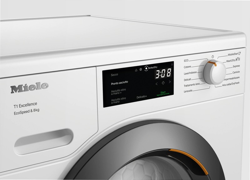 TEC645WP EcoSpeed&8kg - Asciugatrice a Pompa di Calore C Bianco