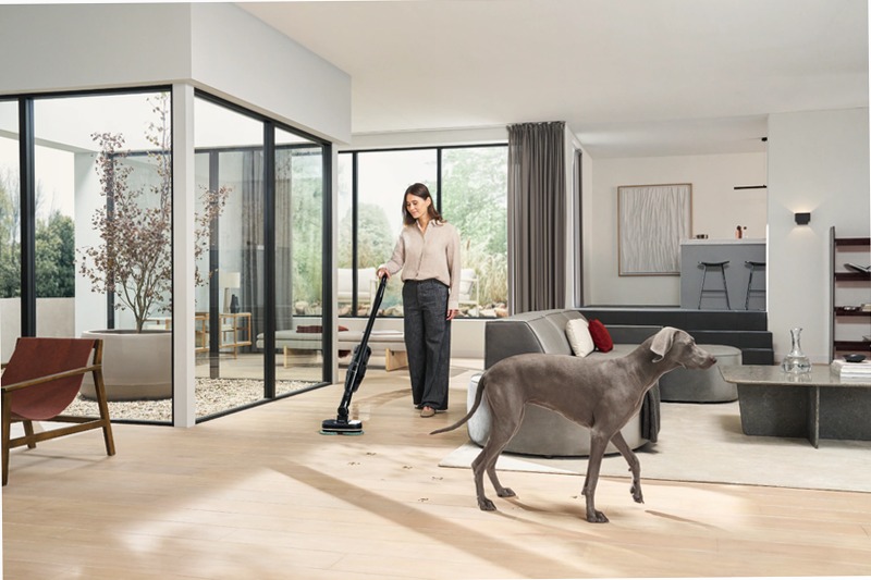 Triflex HX3 Plus Aqua - Aspirapolvere Elettrico Nero