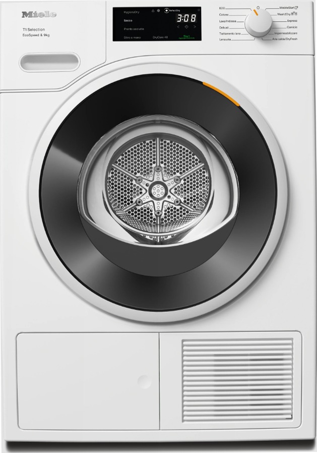 TSH783WP EcoSpeed&9kg - Asciugatrice a Pompa di Calore C Bianco