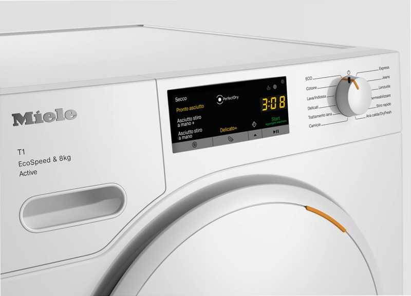TWA520WP 8kg Active - Asciugatrice a Pompa di Calore E Bianco