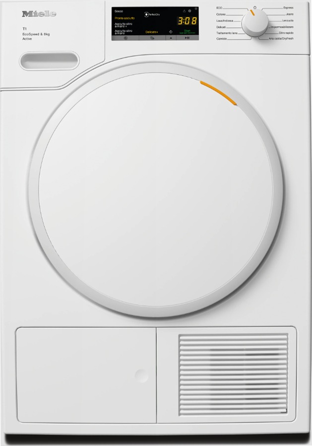 TWA520WP 8kg Active - Asciugatrice a Pompa di Calore E Bianco