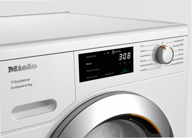 TEH785WP EcoSpeed&9kg - Asciugatrice a Pompa di Calore C Bianco