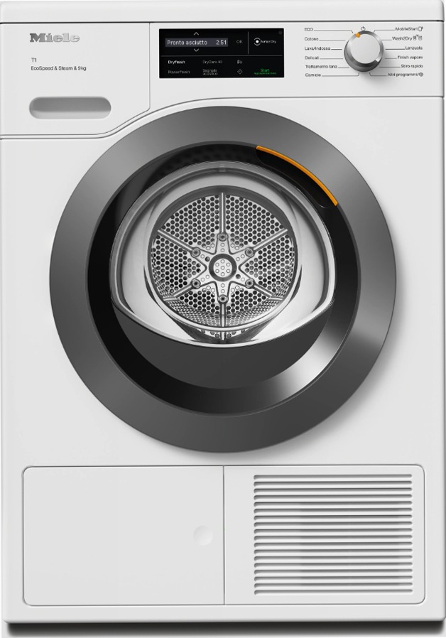 TCL680WP EcoSpeed&Steam&9kg C Bianco