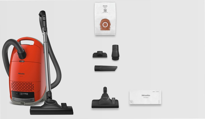 Guard M1 - Aspirapolvere a Elevata Potenza Rosso