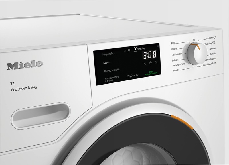 TWD640WP EcoSpeed&9kg - Asciugatrice a Pompa di Calore C Bianco