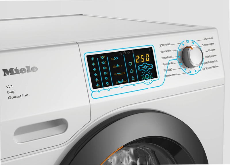 WDD 131 WPS GuideLine 1400rpm 8kg Bianco