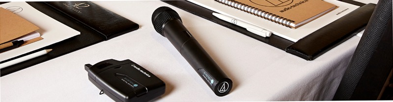 Microfoni Wireless per Meeting Space