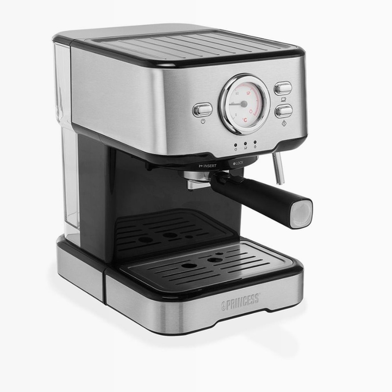 Princess 249415 Macchina Caffè Espresso e Capsule Acciaio 20bar