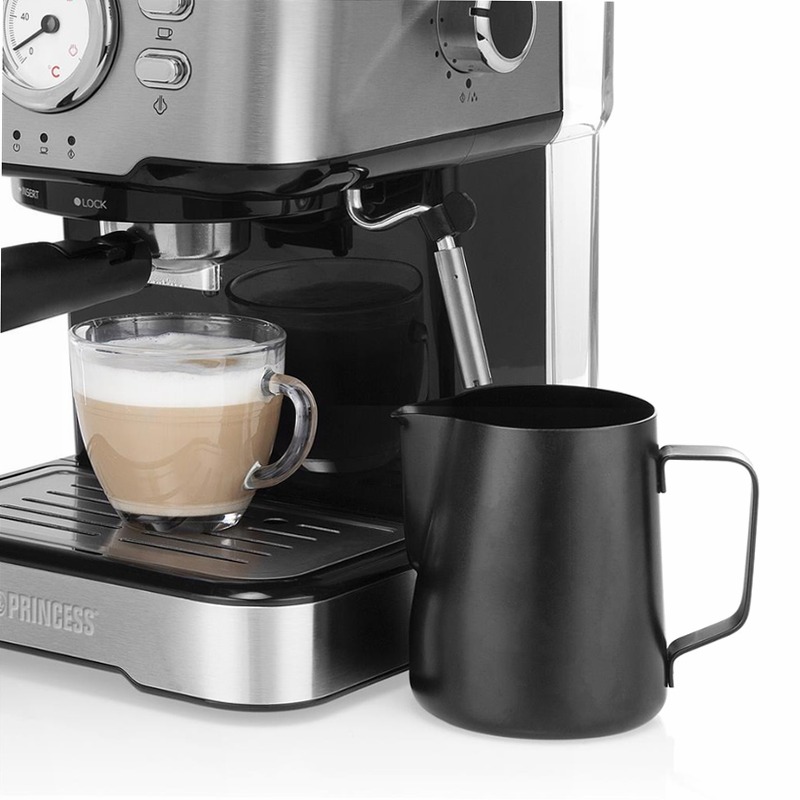 Princess 249415 Macchina Caffè Espresso e Capsule Acciaio 20bar