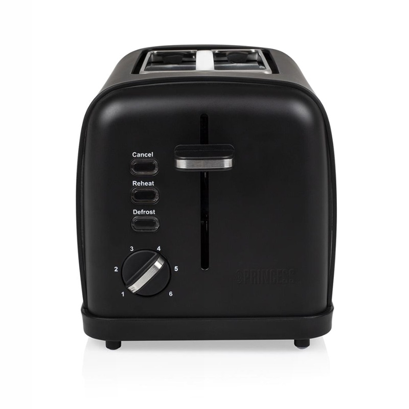 Princess 142396 Tostapane Acciaio Nero quattro