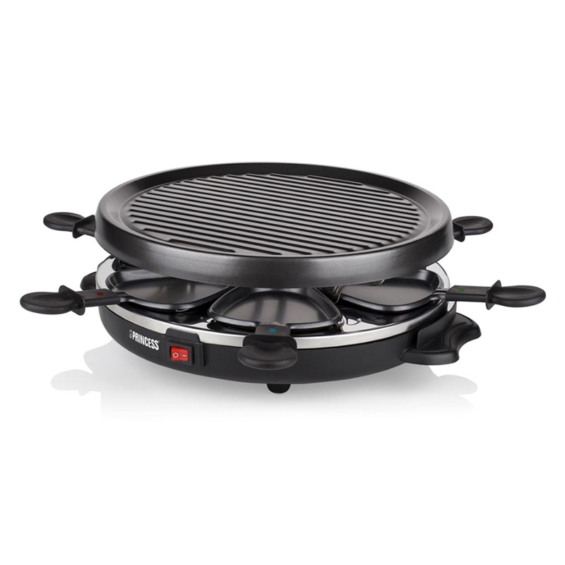 Princess 162725 Raclette 6 Grill Party