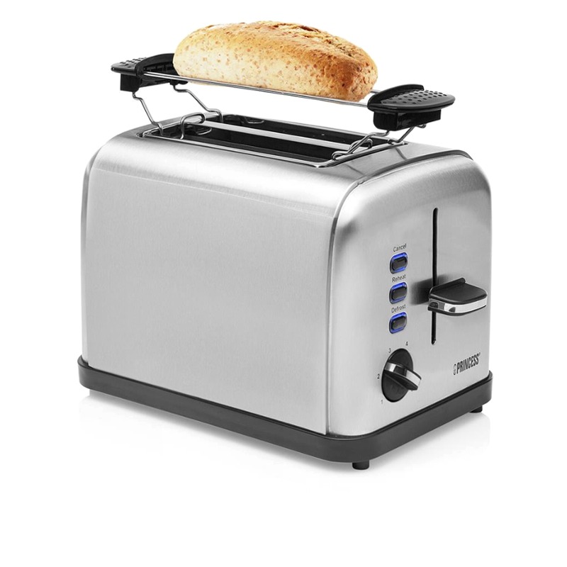 Tostapane Princess 142354 - Acciaio Style 2 Argento
