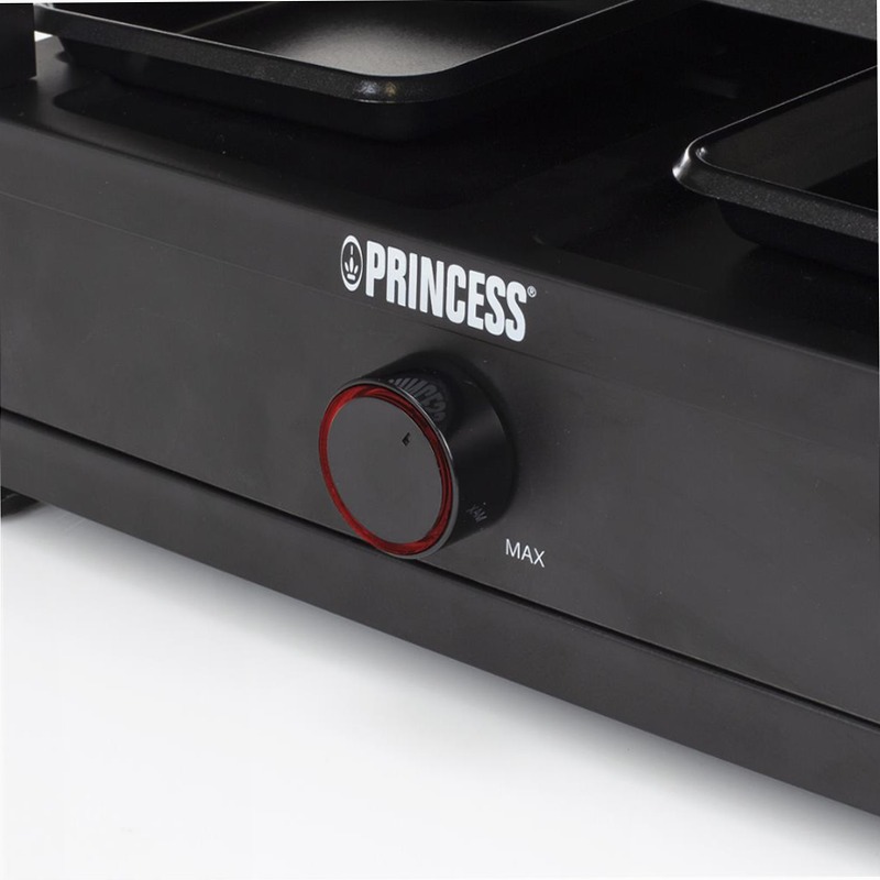 Princess 162655 Raclette in acciaio nero