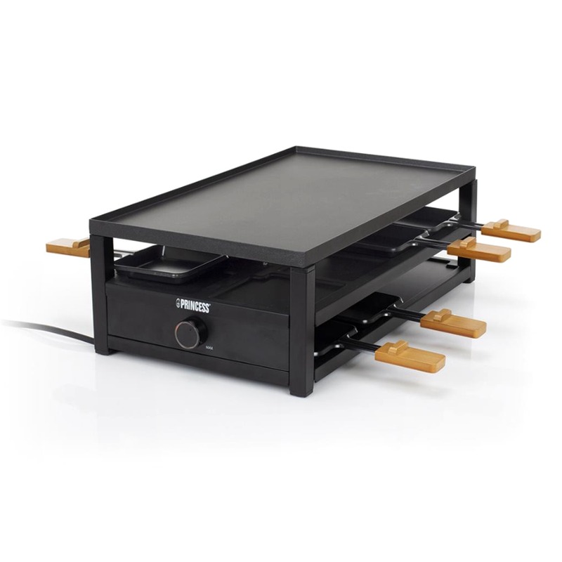 Princess 162655 Raclette in acciaio nero