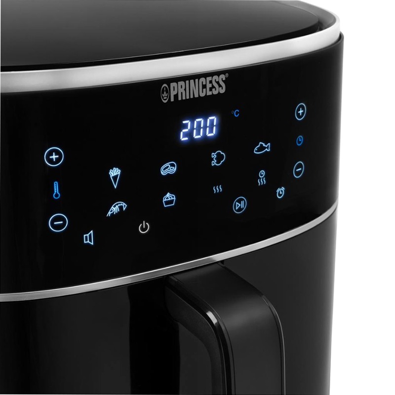 Princess 182254 Aerofryer 8L - Cucina Sana e Pratica Nero