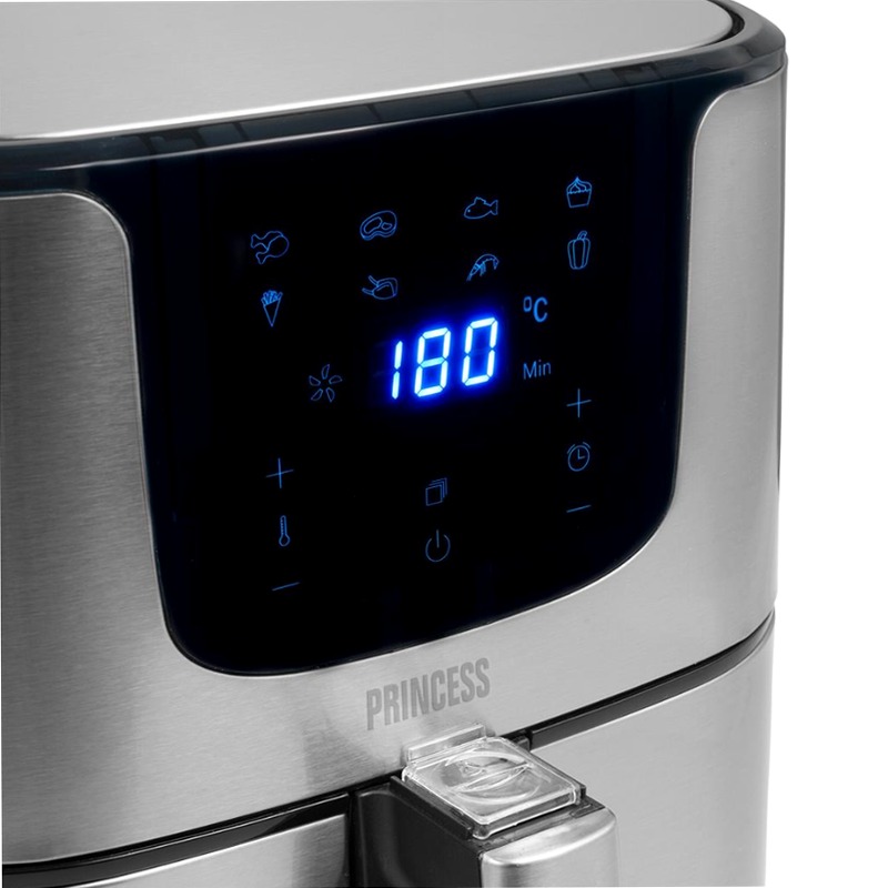 Princess 183312 Digital Aerofryer Deluxe XXL Argento