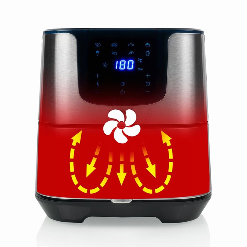 Princess 183312 Digital Aerofryer Deluxe XXL Argento