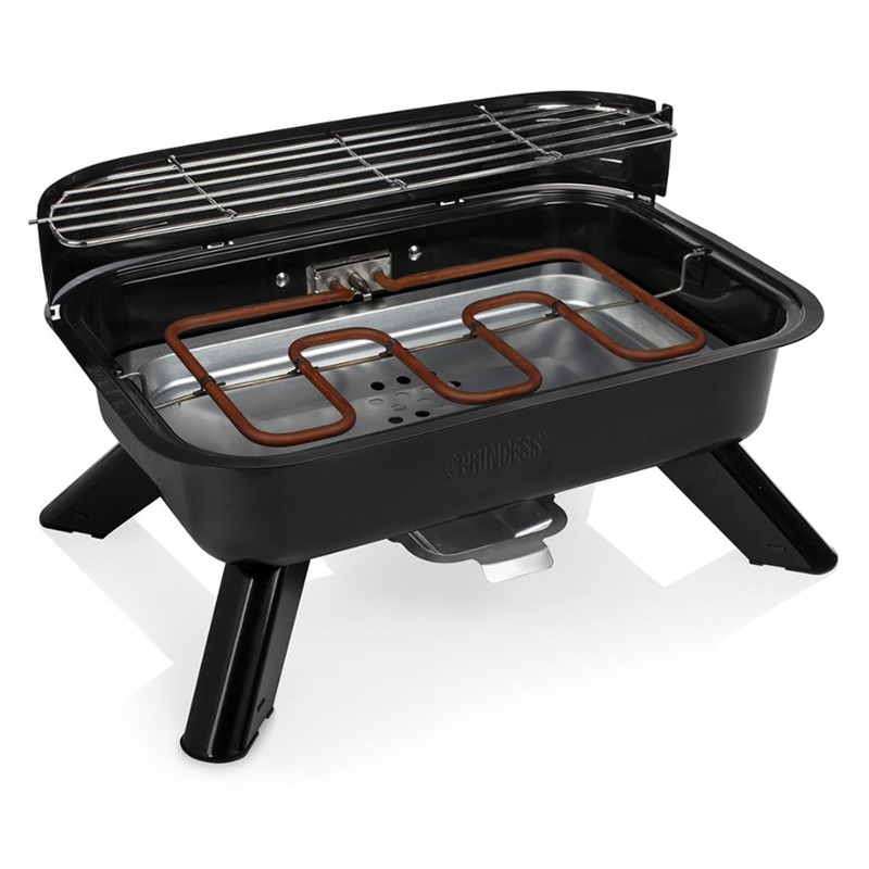 Princess 112252 Barbecue Ibridico Nero