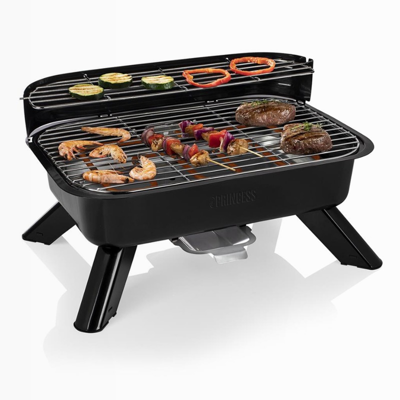 Princess 112252 Barbecue Ibridico Nero