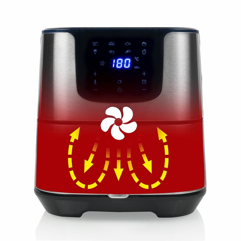Princess 182060 Digital Aerofryer Deluxe XXL 5.5lt Argento