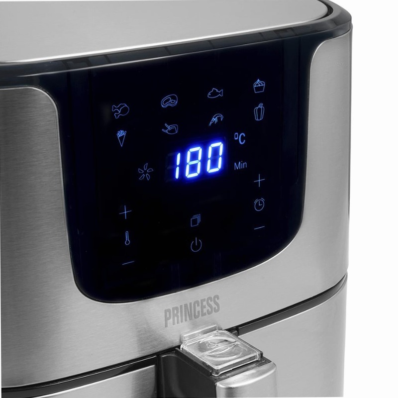 Princess 182060 Digital Aerofryer Deluxe XXL Argento