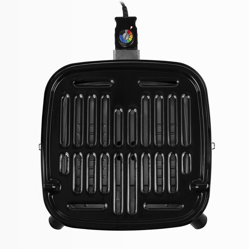 Princess 112256 Barbecue ibrido portatile Nero