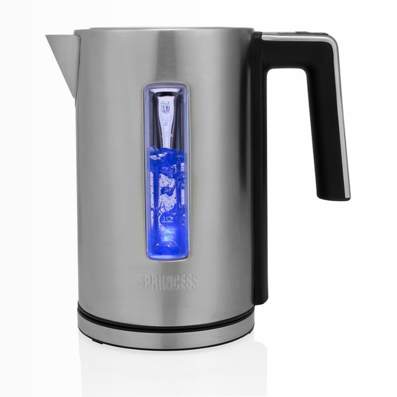 Princess 236047 Bollitore Rapido in Acciaio Deluxe 1.7 L Argento