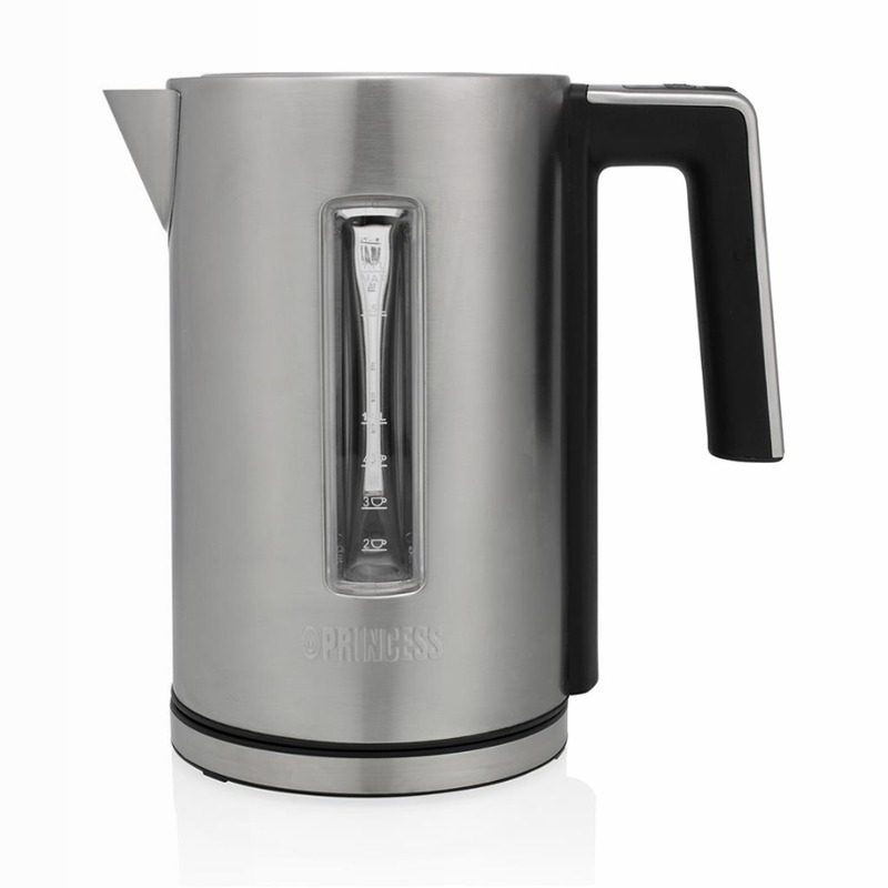 Princess 236047 Bollitore Rapido in Acciaio Deluxe 1.7 L Argento