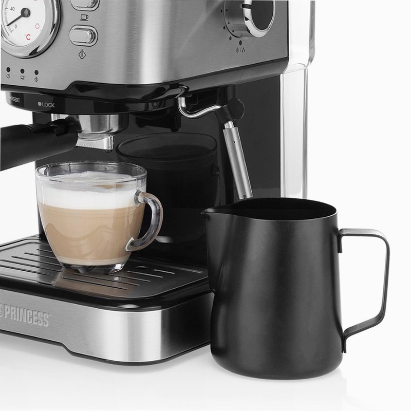 Princess 249412 Macchina Caffè Espresso e Capsule Acciaio 20bar