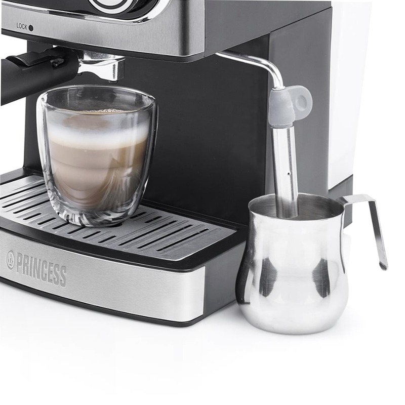 Princess 249407 Macchina Caffè Espresso Argento 15bar
