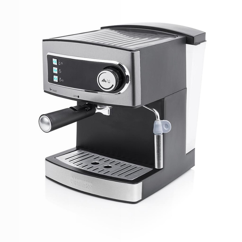 Princess 249407 Macchina Caffè Espresso Argento 15bar