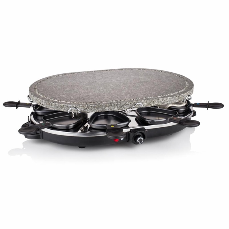 Princess 162604 Raclette 8 Oval Stone Grill Party