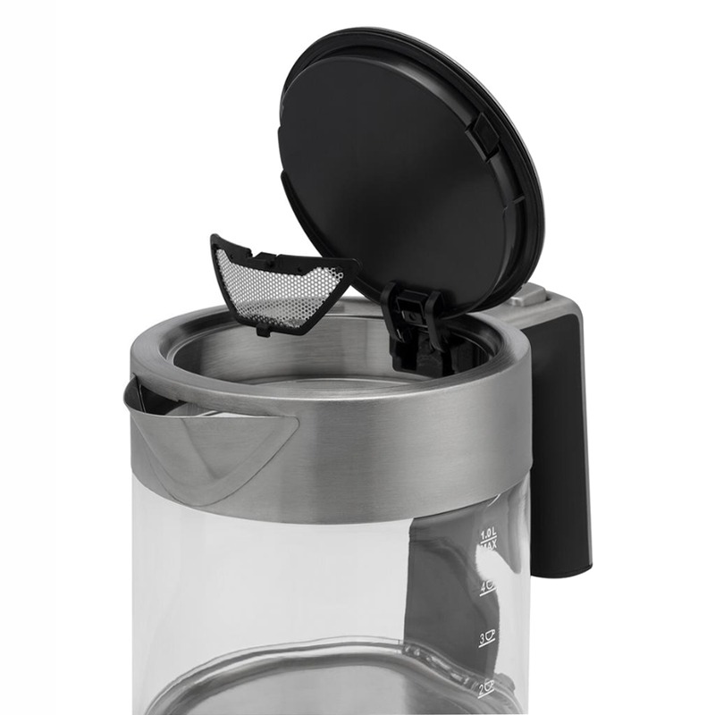 Bollitore Princess 236040 Brighton - Vetro e Acciaio Inossidabile