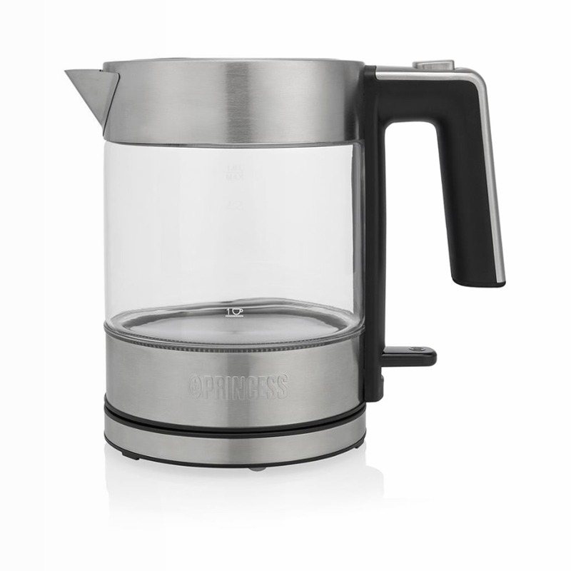 Bollitore Princess 236040 Brighton - Vetro e Acciaio Inossidabile