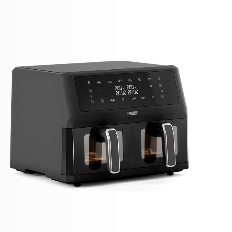 Friggitrice ad Aria Princess 182276 - Doppio Cestello Nero